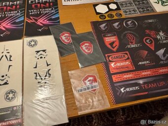 Originální samolepky - ASUS TUF, ASUS ROG, Razer - 5