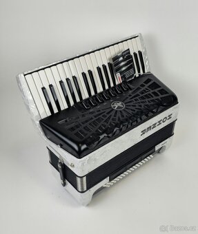 Nový akordeón Hohner Bravo 96bas, 3 hlas + záruka - 5