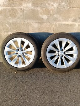 ALU 20" 5x120 Tesla nové pneu čidla - 5