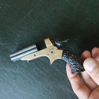 Kapesní derringer Sharps 1857 (4 raný) ráže .22 short kad D - 5