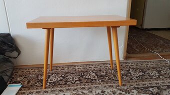 Stůl, stolek dřevěný retro 70. léta - 5