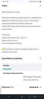 Prodám nový motostojan - 5