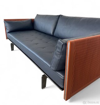 Luxusní designová kožená pohovka Clayton Poltrona Frau - 5