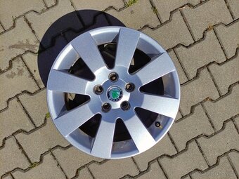 ALU litá kola originál Škoda 16",5x112mm. - 5