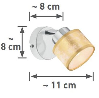 Zlatá bodová svítidla - 5
