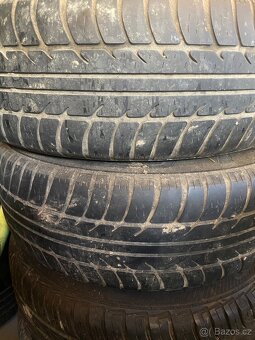 Plechové disky 14” 4x108 a letní pneu 185/65/R14 - 5