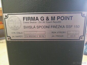 Spodní frézu SSF 150, G&M POINT - 5