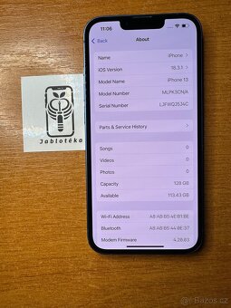iPhone 13 128GB 100% záruka - 5