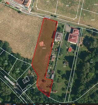 Pozemek Týn nad Vltavou 2203 m2 RK nevolat - 5