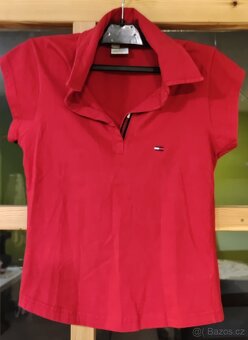 Červené tričko Tommy Hilfiger - 5