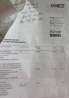 Zánovní sedací souprava s elektrickým motorem vč. USB - 5
