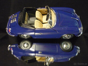 Porsche 356 B Cabrio modré Bburago 1/18 - 5