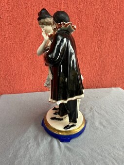 Velké sousoší HARLEKÍN A KOLUMBÍNA ROYAL DUX - originál. - 5