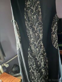 pouzdrové černé šaty vel.38 - 5