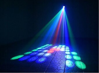 Led D.J technika-Pohyblivé led hlavice--Flower efekt atd - 5
