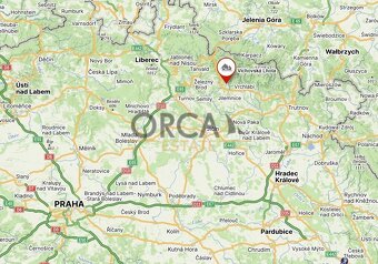 Prodej pozemků 5300 m2 v k. ú. Víchovská Lhota - 5