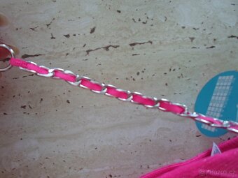 Růžové plavky plavková podprsenka 70A - 5