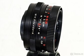 Pentacon RED MC 1,8/50 M42 Red White TOP STAV - 5