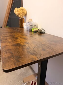 Elektrický psací stůl 120 x 60 cm - nový se zárukou - 5