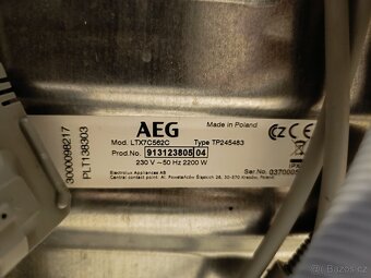 Parní pračka AEG na 6 kg, TOP stav - 5