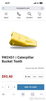 Zub na lžíci CAT 9W 2451 - 5