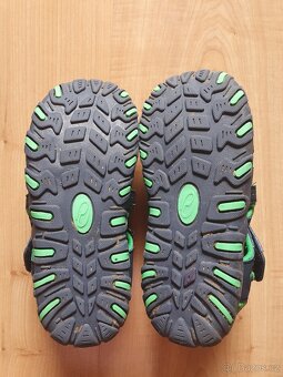 šedo-zelené sandály boty loap 33 - 5