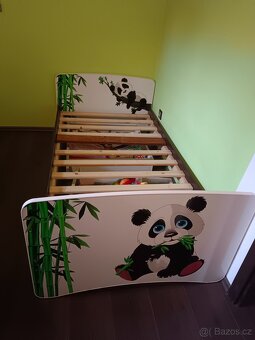 Postel s obrázkem pandy včetně matrace - 5