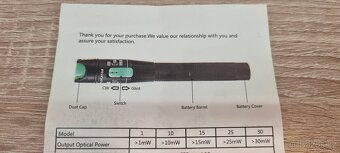 Visual fault locator laser - 5