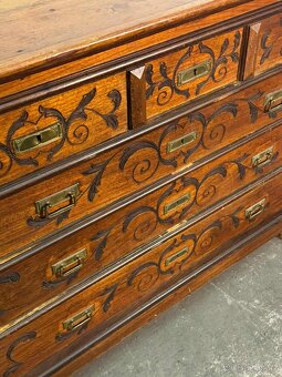 Starožitná dubová komoda (133020) - 5