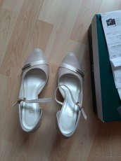 Společenské kožené boty / lodičky vel.39 DAPI - 5