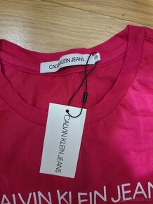 Calvin Klein růžové tričko vel.XS - 5