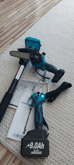 Aku 18V zahradní,nůžky,pila,teleskopická tyč 2,1m,NEW - 5