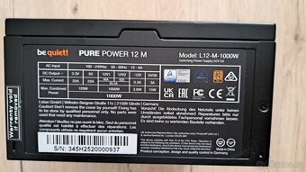 Be quiet Pure Power 12 M 1000W - 5