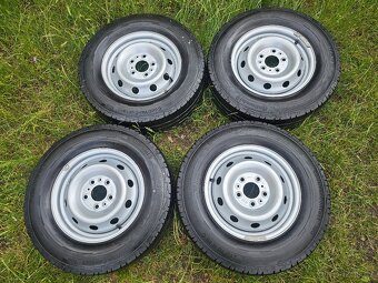 Kompletní letní ZÁTĚŽOVÁ ocelová kola - 215/70 R15 C - 5x118 - 5