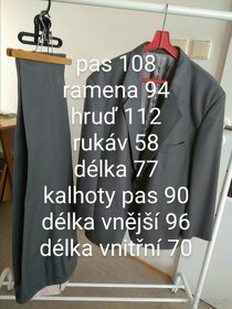 Pánské obleky a saka vel .XL - 5