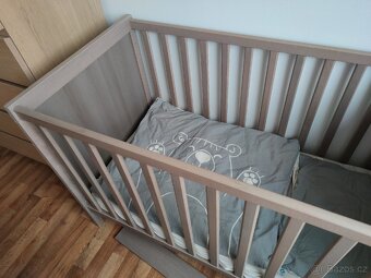 Dětská postýlka a přebalovací pult SUNDVIK IKEA - 5