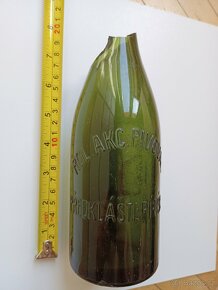 pivovar;lahev;láhev,láhve;litý nápis sklo;pivní suvenýr - 5