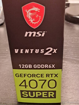 MSI GeForce RTX 4070 SUPER 12G VENTUS 2X OC GDDR6X - 5