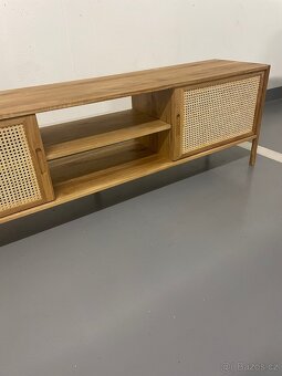 Dubový TV stolek Pola - 5