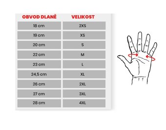 Rukavice Dainese Vel. L - 5