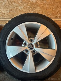 ALU Kola ŠKODA 5x112 R16 VELORUM Zimní Pneu 205/55/16 - 5