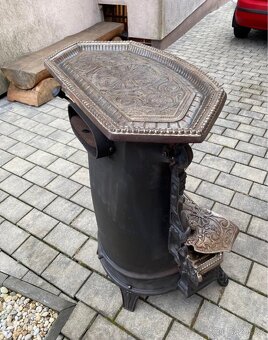 Zdobená litinová kamna Jotul 1910 - 5