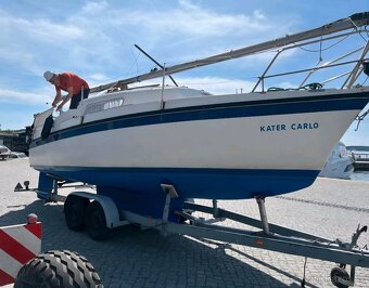 Motorová kajutová plachetnice Wegu Rubin 23 loď+vlek 89 tis. - 5