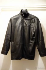 Pánský kožený kabát v. M - 5
