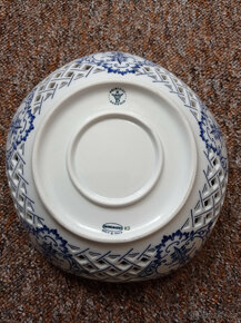 Český porcelán - prolamovaná mísa, miniatura korbelu - 5