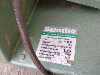 Mobilní odsávání prachu a pilin Schuko - 5
