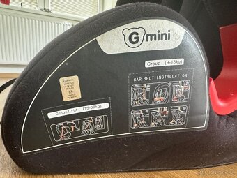 Autosedačka G-mini - 9-18kg, 15-36kg - 5
