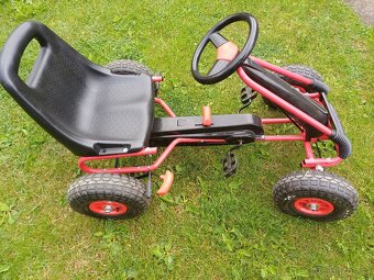 Šlapací motokára GM115 červená - 5