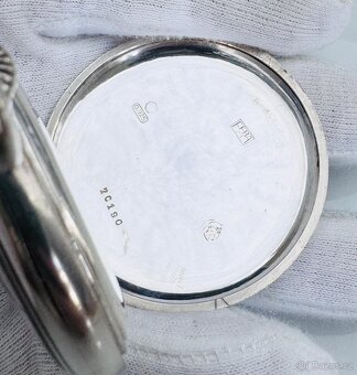 NÁDHERNÝ PÁNSKÝ CELO STŘÍBRNÝ CHRONOGRAF MOERIS - 5