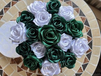 Dekorace - růže v krabičce - 5